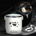 Electric Mini Rice Cooker Portable MultiCooker Household Rice Cookers 12V 24V 220V Pot Cooking Machine Pans For Car Truck Home.