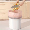 50/100pcs Extra Thick Pink Drawstring Trash Bags - Portable Durable Trash Bags for Kitchen, Bathroom, Bedroom and Living Room.