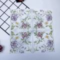 Colourful Printed Napkins Creative Plate Bone Bart Floral Square Paper Napkin Party Wedding Restaurant Paper Placemats 20pcs/pac. 