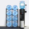 3 Gallon Water Jug Rack, 3-Tier Water Bottle Holder Storage Rack, Water Jug Organizer for Kitchen,Office,Garage, Dark Brown. 