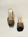Ladies Heel Shoes with Embroidery Work lace | Embrodary Lace.