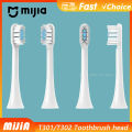 For MIJIA T301 T302 Replacement Toothbrush Heads Sonic Electric Vacuum DuPon Toothbrush Soft Bristle Brush Heads 4/8/12PCS. 