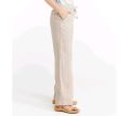 Women's Premium Washable Linen Pull-On Pants. 