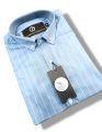 Giorgio Armani Sky Stripes (Button Down) Casual Shirt For Men. 