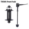 Shimano TX 505 Front and Rear Hub with Center Lock Disc RT30 160mm. 