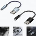 USB To 3.5mm Jack Audio Adapter USB-A To 3.5mm TRRS USB To Audio Jack Adapter Headset External Stereo Sound Card for PC Laptop. 