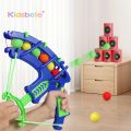 Foam Ball Shooting Toy Bow – Safe Archery Blaster with Soft Balls & Target Cans for Kids Outdoor Indoor Play. 
