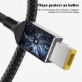 20V 6.75A 135W Laptop Charger for Lenovo Legion Y9000P Y9000K Y7000P Power Adapter Type C to USB Slim Square Tip Charging Cable. 