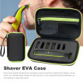 1pcs Electric Shaver Razor Box for Philips OneBlade QP2520 90/70 EVA Hard Case Trimmer Storage Bag Travel Carry Protective Bag. 