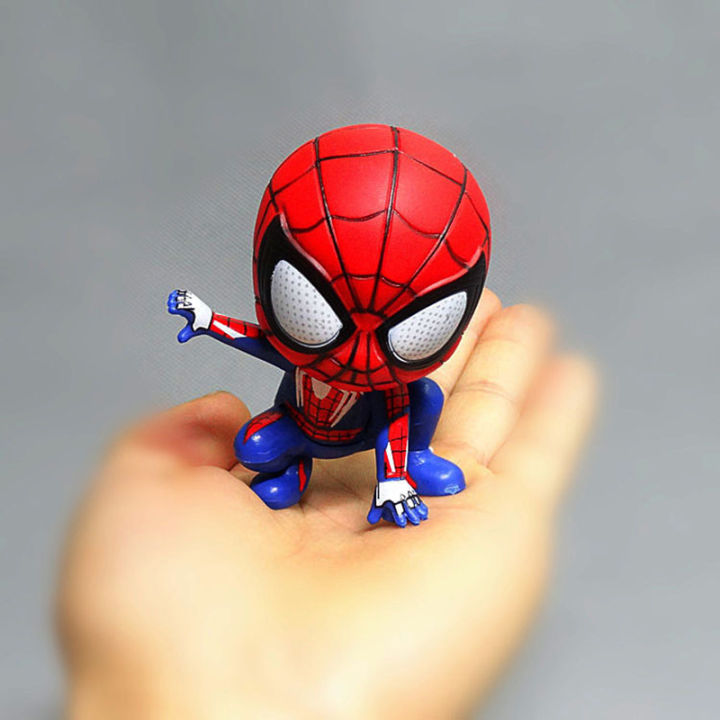 Marvel%20Avengers%20Spider%20Man%20Cute%20Action%20Figure%20Posture%20Anime%20Decoration%20Collection%20Figurine%20Toy%20Model%20Ornaments%20Children%20%20-%20Image%203