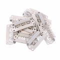 50/30/10pcs Hot Sale Wig Comb Clips Extension Clips Snap Hair Extension Clips For Women 32mm Black/Coffee Clip.