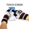 Fashion Snowflake Winter Knitted Gloves Unisex Adult Warm Touch Screen Glove for Men & Women. 