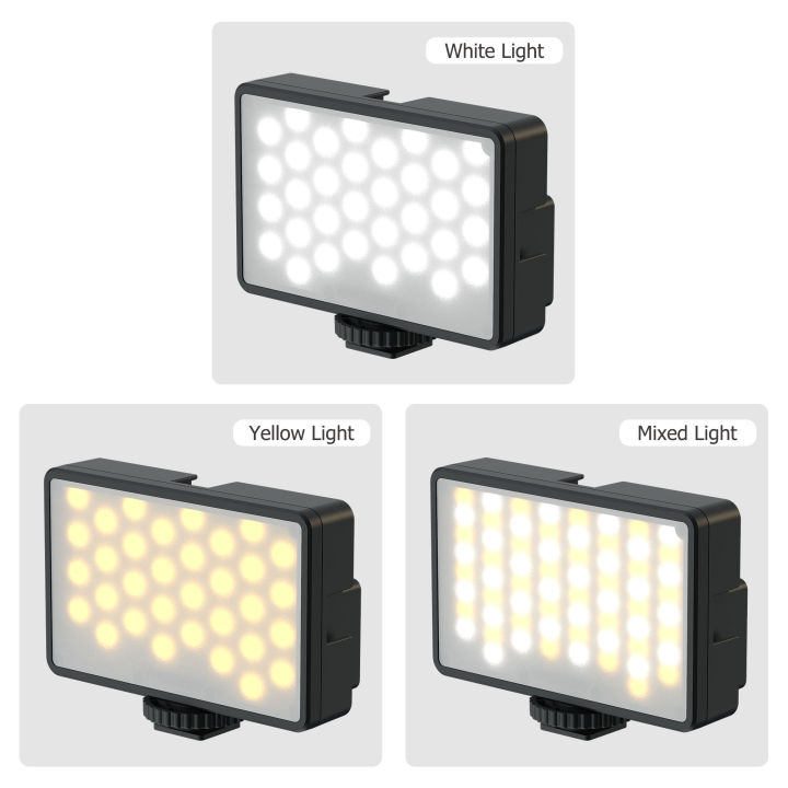 5W Mini 66 LEDs Video Office Light 2500mAh 5600K Zoom Lighting ...