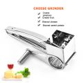 4in1 Stainless Steel Rotary Cheese Grater Hand-Cranked Cheese Shredder Cheese Cutter Slicer Kitchen Cheese Grater Kitchen Gadget. 