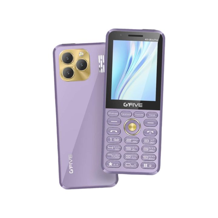 Gfive 4G Ultra Pro - Touch & Type - Playstore - Talk back Support - 2.8 Inch Touch Screen - Wifi - Hotspot - Dual Sim 4G - 2GB Ram & 16GB Memory - 5000mAH Big battery - 1 Year brand warranty