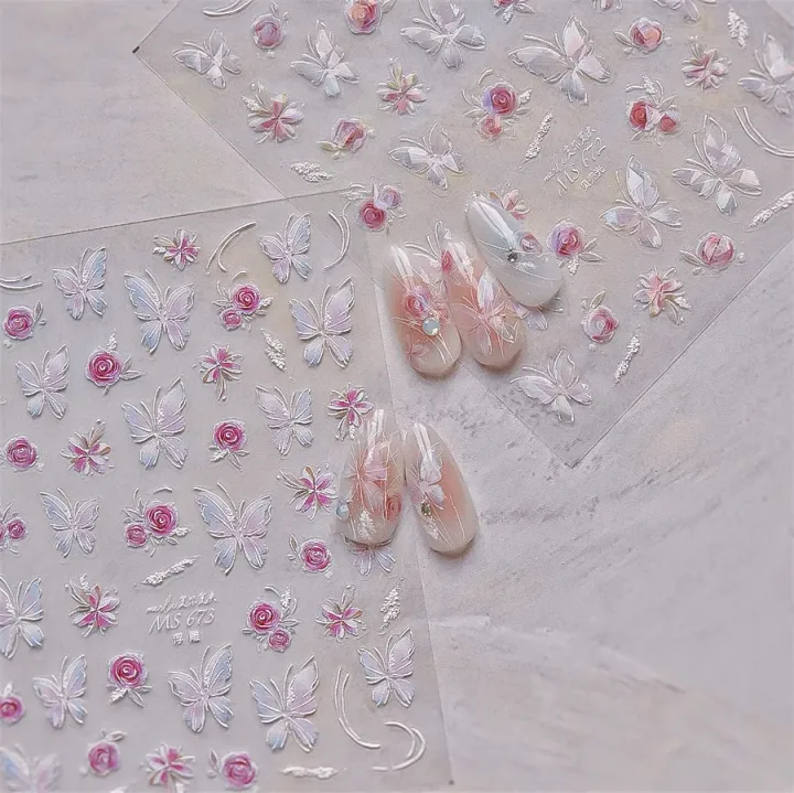 Jelly%20Butterfly%205D%20Nail%20Art%20Sticker%20Rhinestone%20Crystal%20Charming%20Shiny%20Insect%20Animals%20DIY%20Self%20Adhesive%20Decoration%20Manicure%20Decal%20-%20Image%203