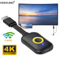 2.4G/5G Wireless WiFi Display TV Dongle Receiver HDMI Adapter 4K Display Dongle Mirascreen TV Stick for For Android IOS to TV.