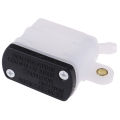 1Pc White Plastic Universal Brake Reservoir Front Fluid Oil Cup Motorcycle Master Cylinder. 