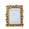 Photo frame | Floral edge photo frame | Polyresin Photo Frame | golden photo frame |  American Style Rose Photo Frame Rose Gold Modeling Creativity Light Luxury Setting  Photo Frame Picture Frames. 