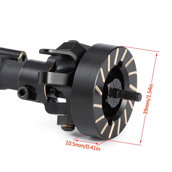 Black%20Brass%20Weights%20AR44%20Axle%20Diff%20Cover%20Steering%20Knuckle%20C-hubs%20Link%20Mounts%20Battery%20Tray%20for%20Axial%20SCX10%20II%2090046%2090047%20Chassis%20-%20Image%203