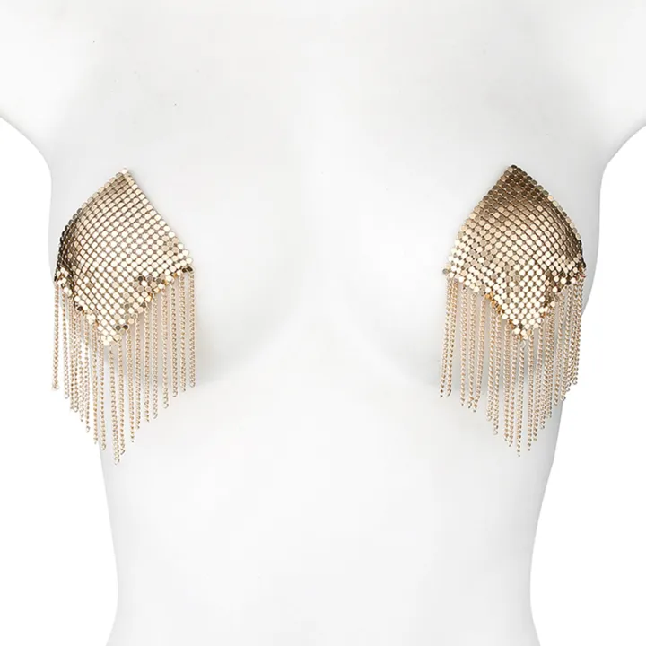 1%20Pair%20%20Metal%20Nipple%20Stickers%20Women%20Chain%20Edge%20Tassel%20Breast%20Bra%20Nipple%20Cover%20Self%20Adhesive%20Heart%20Shape%20Bra%20Nipple%20Pasties%20-%20Image%203