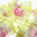 [Cozy.keyboard] TTC gold pink linear switch is very light, only 37g.. 