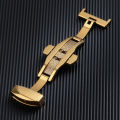 Watch Fold Buckle Double Click Butterfly Watchband Push Clasp 14/16/18/20/22mm Button Deployment Clasp Buckles Watch Accessories. 