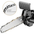 Chainsaw Adapter Electric Drill Converter Head Chain Saw Friewood Attachment Cutting Tree Woodworking Garden Pruning Tool. 