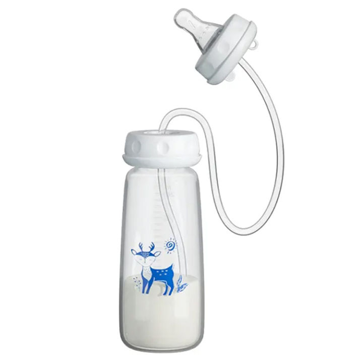 BornBL%206%20Month+%20Hands%20Free%20PP%20Baby%20Feeding%20Bottle%20with%20Tube%20Anti-Colic%20Nursing%20System,%20Bpa%20Free%20-%20Image%207
