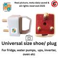 3 Pin Plug male for universal board , specially for ups, fridge, water pumps, and solar inverters and ups. 