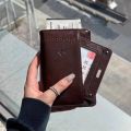 Elegant Passport Wallet for Daily and Travel - Stylish Document Case with RFID Blocking, Luxury Card Storage passport wallet. 