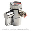 Sink Faucet Diverter Valve Faucet All Copper Switch Adapter Water Purifier Faucet Switch Water Divider. 