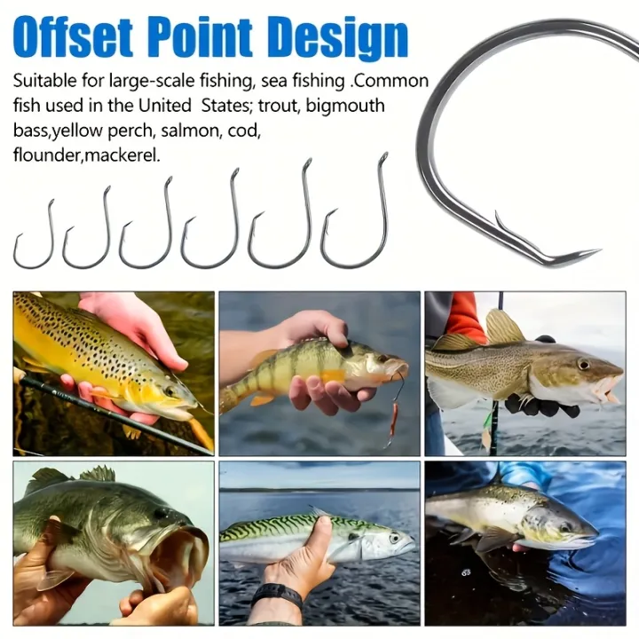 160pcs%20Stainless%20Steel%20Circle%20Hook%20Set,%202x%20Strong%20Offset%20Octopus%20Hooks%20for%20Sport%20Fishing%20-%20Corrosion-Resistant,%20Piercing%20Point%20D%20-%20Image%204