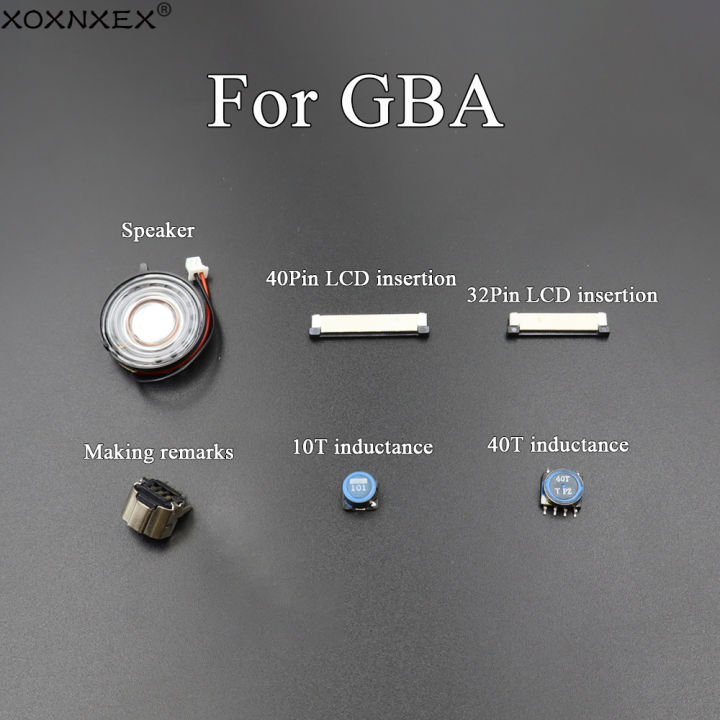 1pcs For GBA Game Console Maintenance Accessories For GBA LCD Insert Capacitor Inductor Speaker Power Supply Volume Switch