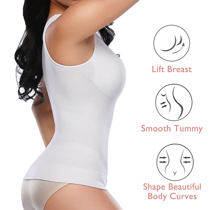 Women%20Tummy%20Control%20Tank%20Tops%20Slimming%20Body%20Shaper%20Waist%20Trainer%20Corset%20with%20Padded%20Bra%20Shaperwear%20Compression%20Camisole%20Vest%20-%20Image%205