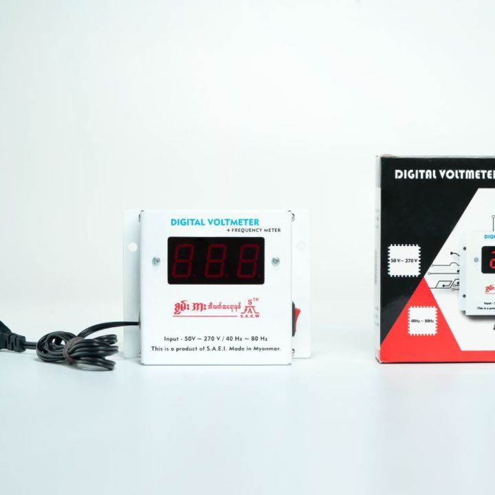 Digital Volt+Frequency Meter