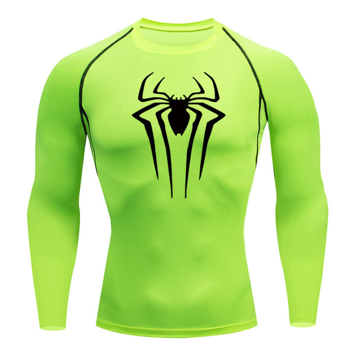Spider%20Print%20Long%20Sleeve%20Compression%20Shirts%20for%20Men%20Gym%20Workout%20Rash%20Guard%20Undershirts%20Baselayers%20Athletic%20Quick%20Dry%20Tees%20Tops%20-%20Image%206