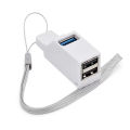 USB 3.0 HUB Adapter Extender Mini Splitter Box 1 to 3 Ports High Speed USB 2.0 For PC Laptop U Disk Card Reader. 