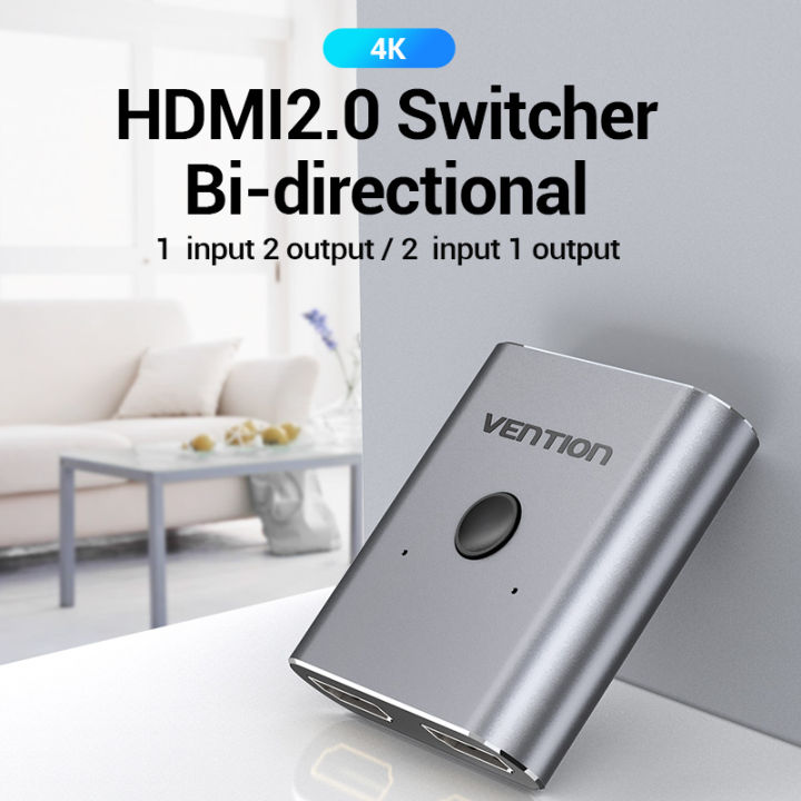 Vention%20HDMI%20Switcher%204K%2060Hz%20Bi-Direction%202.0%20HDMI%20Switch%201x2/2x1%20Adapter%20for%20PS4/5%20Xiaomi%20TV%20Box%208K%20HDMI%202.1%20Splitter%20-%20Image%202