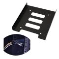 2.5 inch to 3.5 inch Mounting Bracket Hard Drive Adapter SSD HDD Holder Metal Mounting Adapter for PC Hard Drive Enclosure. 