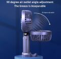 Mini Hand | Fan | 5 to 1 Speed,90° Foldable Fan| Rechargeable Hand Fan| Portable Air Conditioner Mini Cooler Rechargeable Fan | Hand USB Fan | Turbo Speed Fan | Portable Electric Fan | Handheld Mini Fan for Desk, Office-use, Bedroom, Outdoor Travel, &Fan. 