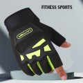 Off Road Fitness Cycling Half Finger Gloves Motorcycle Half Finger Hard Shell Protective Gloves Tactical Motorcycle Gloves. 