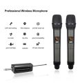 SHUPERD M12 Wireless Microphone, UHF Cordless Dual Handheld Dynamic Mic Set With Rechargeable Receiver Perfect for Live Sound & Stage Meeting Wedding. 
