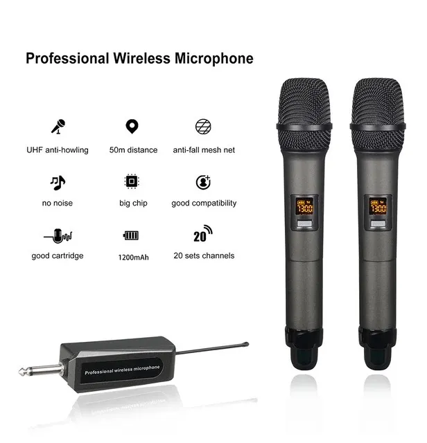 SHUPERD%20M12%20Wireless%20Microphone,%20UHF%20Cordless%20Dual%20Handheld%20Dynamic%20Mic%20Set%20With%20Rechargeable%20Receiver%20Perfect%20for%20Live%20Sound%20&%20Stage%20Meeting%20Wedding%20-%20Image%202