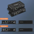 HDMI KVM Extender 60m over Ethernet Cat5e/6 1080P Extender KVM USB POC Cable HDMI Loop Extender splitter for Mouse Keyboard PC.