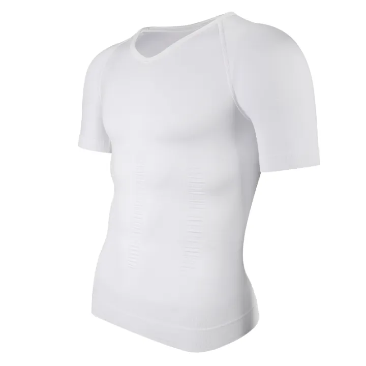 Mens%20Slimming%20Compression%20Shirt%20Body%20Shaper%20V-Neck%20Undershirt%20Shirts%20Workout%20Abs%20Abdomen%20Tummy%20Control%20Shapewear%20Tops%20-%20Image%207