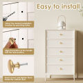25Pcs Drawer Knob Set Zinc Alloy Cabinet Handles Rustproof Gold Dresser Knobs with Screws Decorative Drawer Pull Handle Furnitur.