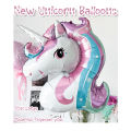 1pc Large Rainbow Unicorn Shape Foil Balloon for Unicorn Theme, Birthday Party, Baby Shower Decoration.. 