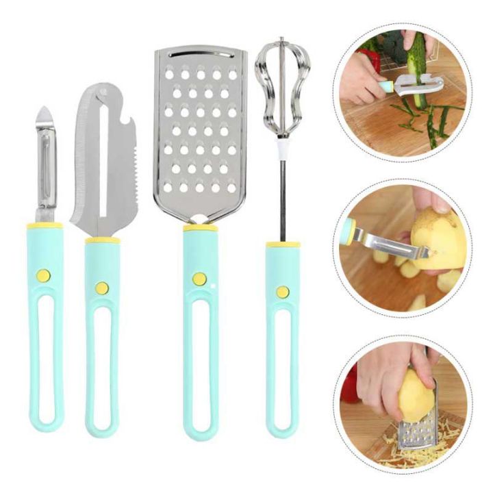 4in1 multifunctional heavy quality kitchen grator set