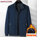 Luxury Men's Winter Coats Business Casual Thicken Inner Men's Winter Jacket Fleece Inner Parkas Man Thermal Warm Outerwear L-3XL ja 3. 